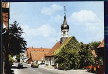26434 W2942 Hooksiel - Hauptstrasse Kirche Apotheke