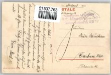 62220 Carvin Künstlerkarte Feldpost Kirche St Druon