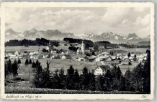 86983 W8923 Lechbruck - Blick mit tiroler Bergkette