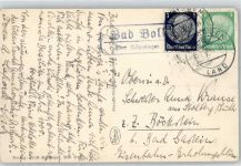 73087 W7325 Bad Boll - Landpoststempel Kirche Geschäft
