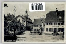 73087 W7325 Bad Boll - Landpoststempel Kirche Geschäft