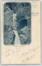 77855 W7590 Achern , Baden - 1899 Wasserfall Edelfrauengrund
