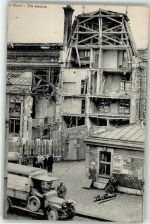 59590 Raismes 1917 - Bahnhof zerstört LKW WK I