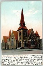 Sunbury 1907 Lithographie Kirche
