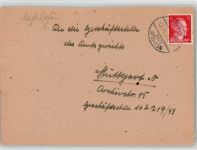 89231 W7910 Neu-Ulm KEINE AK Ort lt. Stempel
