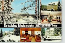 56479 W5439 Rehe - Winter Erholungsheim Westerwald
