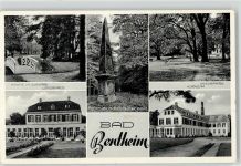48455 W4444 Bad Bentheim - Kurpark Logierhaus Pyramide Bentheimer Wald Kurheim