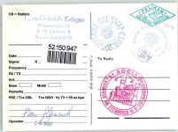 29525 W3110 Uelzen , Lüneburger Heide Künstlerkarte CB Station Krüger Kondor I und II