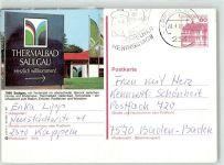 88348 W7968 Saulgau Ganzsache Sonderstempel Kappelner Heringstage 1986