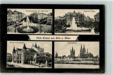 50667 W5000 Köln Deutscher Ring - Barbarossaplatz mit Salierring Neues Stadttheater Dom
