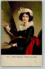 Firenze Le Brun Elisabetta - Ritratto di se stessa Staffelei