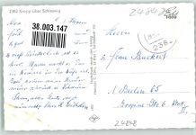 24848 W2382 Kropp b Schleswig Foto AK Ortsansichten Omnibus Waldweg