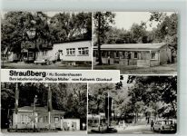 99713 O5401 Straußberg Foto AK Pension Betriebsferienlager Phiipp Müller Trabang