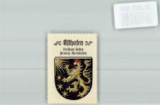 67574 W6522 Osthofen , Rheinhess Vignette Wappen