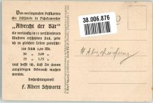 10115 W1000 Spandau 1911 Gebrauchsspuren Pichelswerder Festspiele Abschürfung