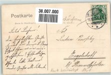 21635 W2155 Jork , Niederelbe 1907 Gebrauchsspuren Borstel Abschürfung