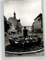 37247 W3432 Großalmerode FOTO KEINE AK Marktbrunnen mit Rathaus Foto Original aus Archiv eines Ansichtskartenverlages Ort handschriftlich
