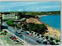 Santander Foto AK Omnibus Auto Schwimmbad Strand