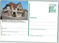 97957 W6991 Igersheim Ganzsache Rathaus