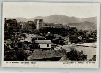 Thessaloniki Saloniki 1936 Foto AK Ort lt. Stempel le Couvent va Topede