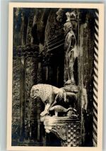 Trogir Trau Foto AK Denkmal Atrio del Duomo