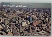 Los Angeles 1972 Foto AK Fliegeraufnahme