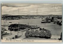 Victoria 1909 Foto AK Hafen