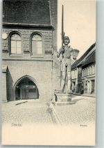 39576 O3500 Stendal Foto AK Denkmal Roland