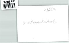 75399 W7267 Unterreichenbach , Kr Calw FOTO KEINE AK Mühle Winter Ort handschriftlich