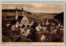 88529 W7942 Zwiefalten , Württ 1927 Foto AK Kirche