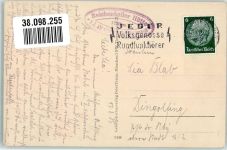 Reichenhaller Haus 1935 Foto AK Hüttenstempel Hochstaufen Gipfel