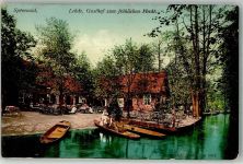 03222 O7543 Lehde b Lübbenau - Gasthaus zum fröhlichen Hecht