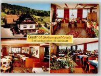 77887 W7595 Brandmatt Foto AK Hotel Gasthaus Schwarzwaldperle