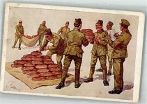 sign. Cutta V. Brot Sammlung Militär Tschechien Künstlerkarte