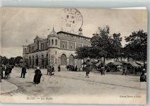 41000 Blois 1904 Foto AK Marktszene Les halles