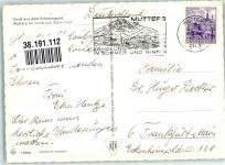6020 Mutters Foto AK Seilbahn Gasthaus Auto
