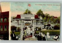 Philadelphia 1911 Gebrauchsspuren Chestnut Hill Park Kindertag