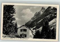 Konstanzer Hütte Foto AK Hüttenstempel