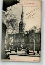 11300 Limoux Foto AK Kirche St.martin Plce de Republique Denkmal