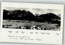6632 Ehrwald 1932 Foto AK Ort handschriftlich Gaistal
