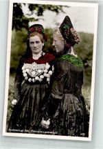 Föhr Foto AK Zwei Frauen in Friesischer Landestracht Verlag Rubin 1173