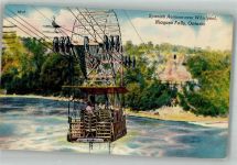 Niagara Falls 1958 Foto AK Seilbahn Spanish Aerocar