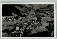 79286 W7804 Glottertal 1938 Foto AK Fliegeraufnahme des Ortes mit Pfarrkirche St. Blasius