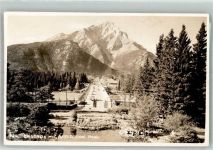 Calgary 1956 Foto AK Kaskade mit Feflection Pool