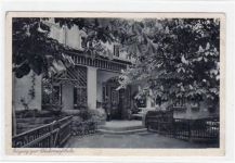 Moritzburg mit Eingang zur Diakonenschule ungelaufen Leicht bügig, leicht fleckig, sonst gut erhalten.