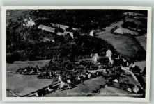 91443 W8533 Scheinfeld 1942 Foto AK Fliegeraufnahme des Ortes mit Schloss Schwarzenberg und Kloster Schwarzenberg