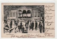 Sondershausen mit Lohhalle gelaufen von 1909. Leicht stockfleckig, sonst gut erhalten.
