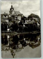 07580 O6516 Ronneburg , Thür - Spiegelung Wasser