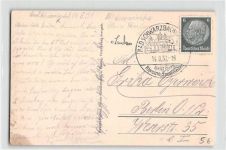 Bad Schwarzbach / Czerniawa-Zdrój - Kreis Lauban / Powiat Lubanski gelaufen 1937. Gute Erhaltung.