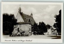 99610 O5230 Sömmerda - Dreyse-Denkmal Rathaus Litfaßsäule